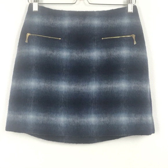 Kate Spade Transcontinental Express Blue Skirt 2 - Picture 2 of 7